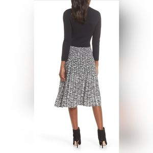 Eliza K Dress - Animal Print,  Long Sleeve Mock Neck Knit Women's Sz S NWOT